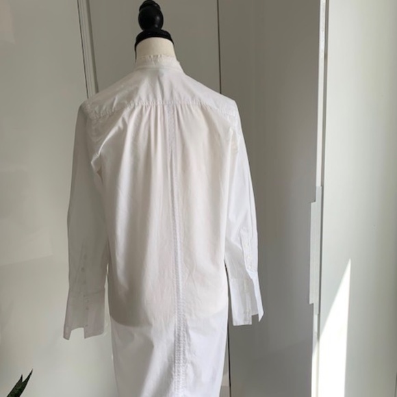 Edun dress shirt white cotton used US4 - Picture 5 of 9